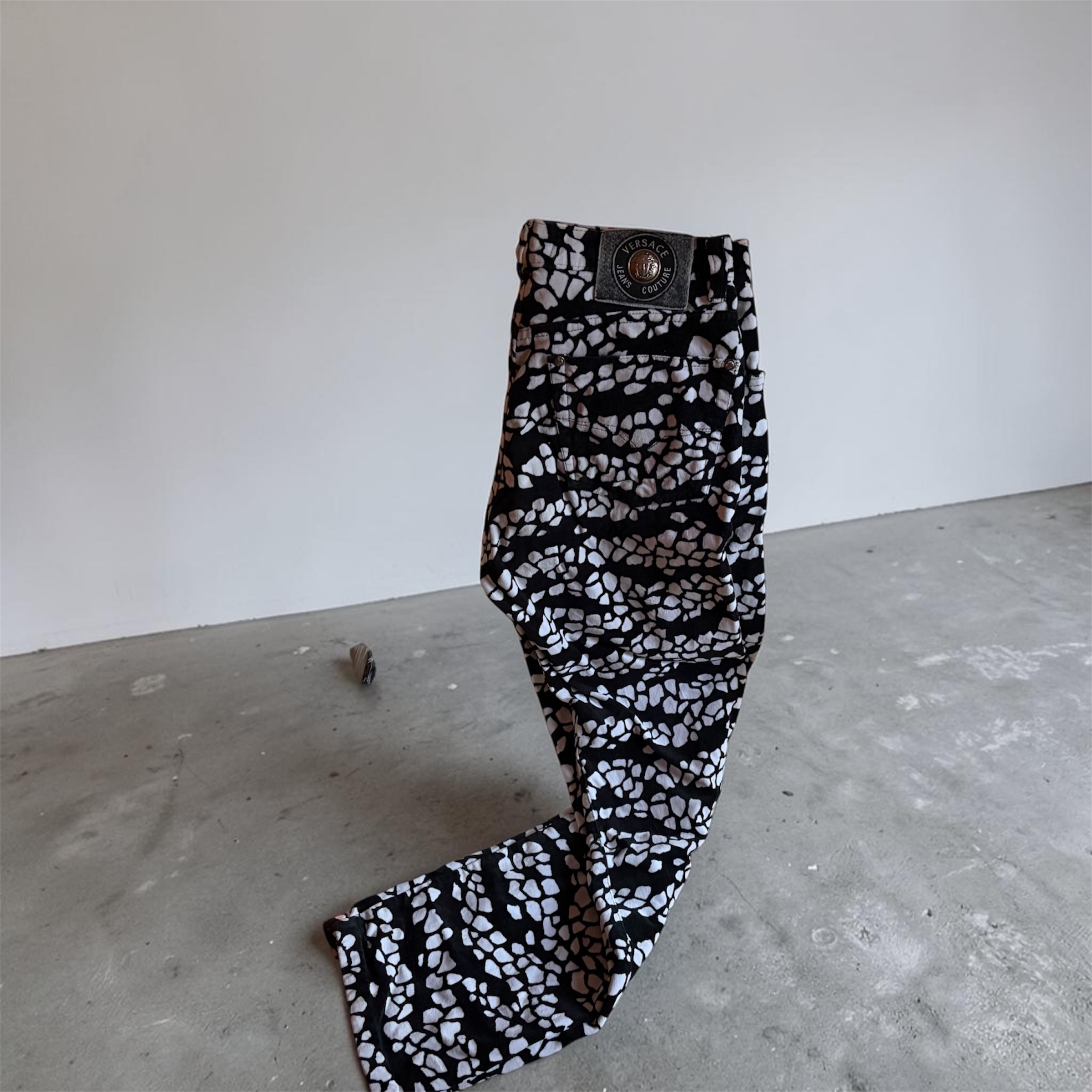 Black & White Patterned Pants view 4